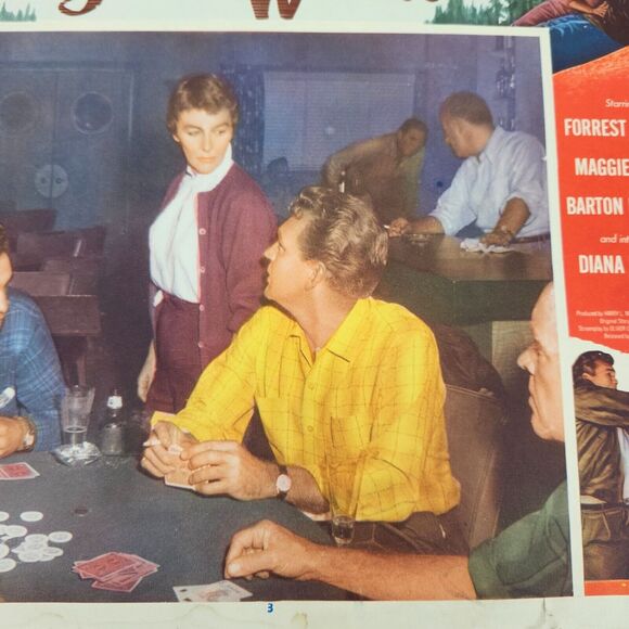 Girl in the Woods 1958 Lobby Card Movie Poster Forrest Tucker‎ Margaret Hayes - Picture 4 of 9